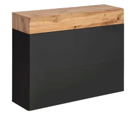 szafka-na-buty-2-drzwiowa-z-szuflada-2d1sz-100cm-dab-wotan-czarny-izzi-am
