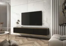 szafka-rtv-wiszaca-oro-czarna-175-cm-zloto