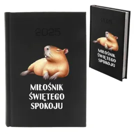 kalendarz-2026-nowosc-a5-ksiazkowy-capybara-czarny-smieszny-dzienny-planer