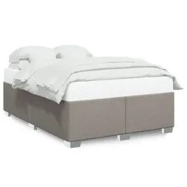 rama-lozka-taupe-140x190-cm-miekka-tkanina-solidne-listwy-stabilne