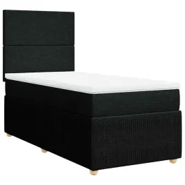 lozko-kontynentalne-czarne-200x100x1405-1505-cm-materac-sprezynowy