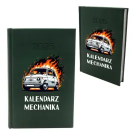 kalendarz-ksiazkowy-a5-2026-zielony-dla-mechanika-terminarz-planer-auto