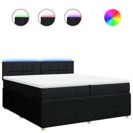 lozko-kontynentalne-led-200x200-czarne-bialo-czarne