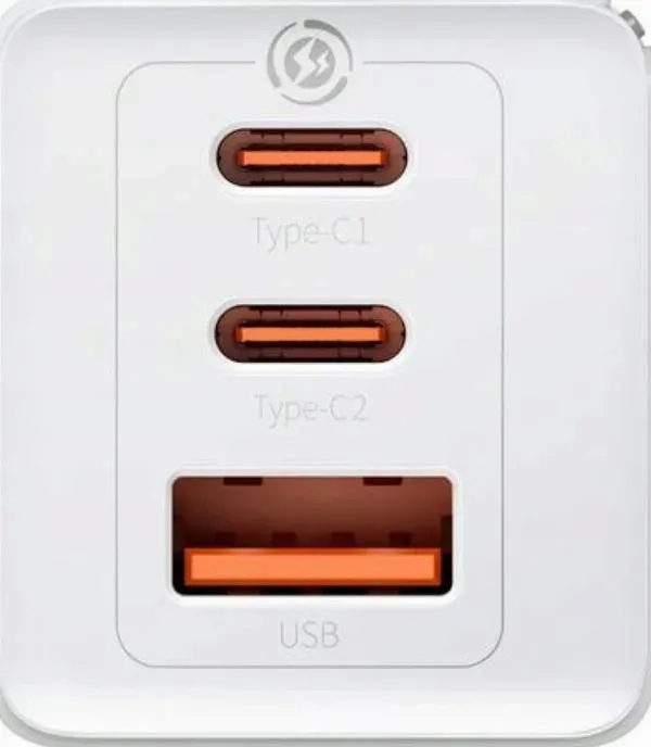 baseus-gan5-pro-2xusb-c-usb-65w-biala-stan-nowy