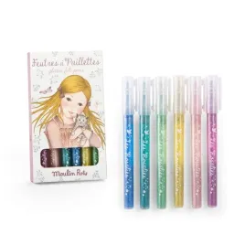 moulin-roty-zestaw-6-mazakow-z-brokatem-les-rosalies