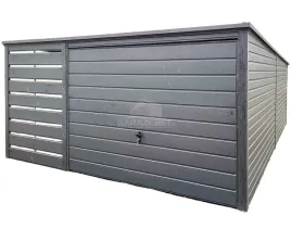 garaz-blaszany-3x6m-wiata-12m-brama-uchylna-antracyt-dach-spad-w-t