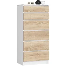 komoda-do-sypialni-pokoju-6-szuflad-stilo-60x40x130-cm-biel-dab-sonom