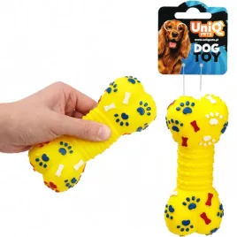 zabawka-gryzak-dla-psa-z-piszczalka-kosc-squeakies-zolta-uniq-pets