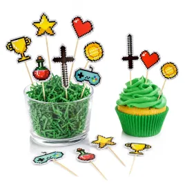 toppery-pikery-tort-babeczki-game-on-fan-gry-urodziny-minecraft-8szt