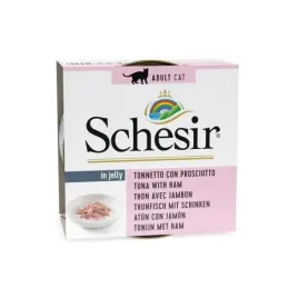 schesir-dla-kotow-adult-w-galarecie-tunczyk-ze-szynka-85g