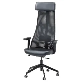 ikea-jarvfjallet-krzeslo-biurowe-z-podlokietnikami-glose-czarny