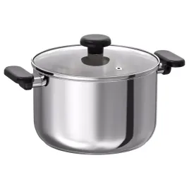 ikea-middagsmat-garnek-z-pokrywka-szklo-bezbarwne-stal-nierdzewna-5-l
