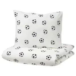 ikea-sportslig-komplet-poscieli-150x200-cm-wzor-w-pilki