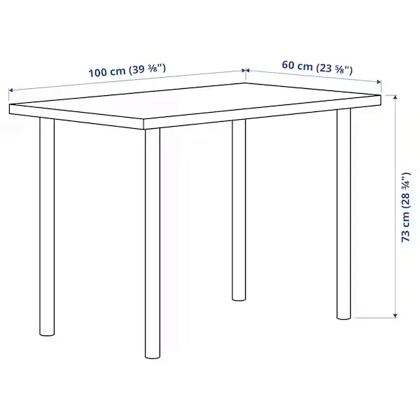 ikea-linnmon-adils-stol-biurko-dab-bialy-stan-nowy