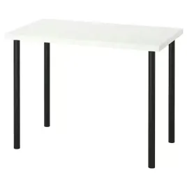ikea-linnmon-adils-stol-biurko-bialy-czarny