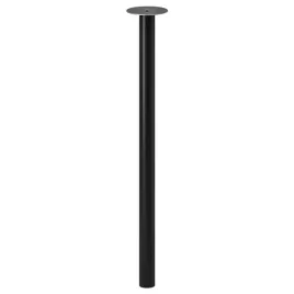 ikea-adils-noga-regulowana-czarna-stol-biurko-1szt