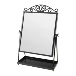 ikea-karmsund-lustro-stolowe-czarny-27x43-cm
