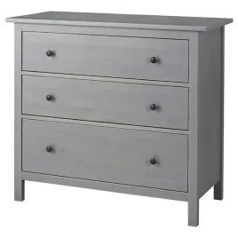 ikea-hemnes-komoda-3-szuflady-szara-drewniana