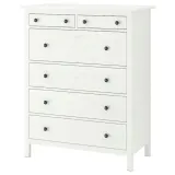 ikea-hemnes-komoda-6-szuflad-biala-bejca-108x131cm