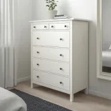 ikea-hemnes-komoda-6-szuflad-biala-bejca-108x131cm-stan-nowy