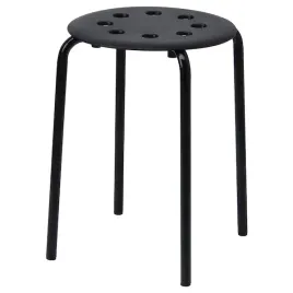 ikea-marius-stolek-taboret-czarny-45-cm