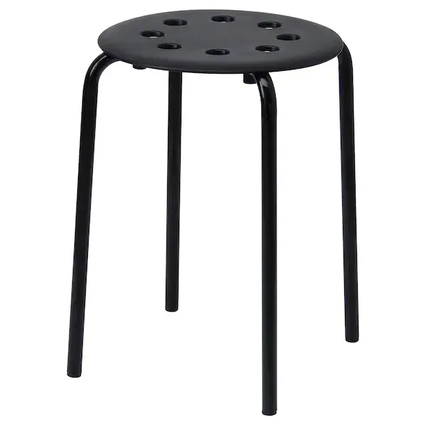 ikea-marius-stolek-taboret-czarny-45-cm-stan-nowy