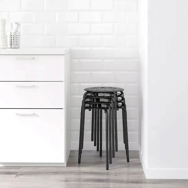 ikea-marius-stolek-taboret-czarny-45-cm