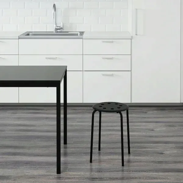ikea-marius-stolek-taboret-czarny-45-cm