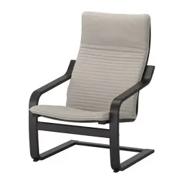 ikea-poang-fotel-czarnobrazowy-pokrycie-bezowy