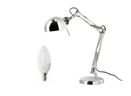 ikea-forsa-lampa-biurkowa-niklowano-zarowka