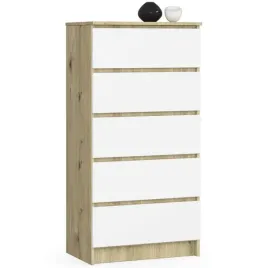 komoda-do-sypialni-5-szuflad-stilo-60x40x121-cm-dab-artisan-biel-mat
