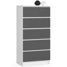 komoda-do-sypialni-5-szuflad-stilo-60x40x121-cm-biel-grafit-szary-mat