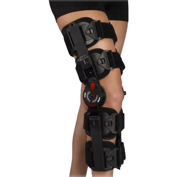 ORTEZA STAWU KOLANOWEGO STABILIZATOR KOLANA ZEGAR REGULACJA KĄTA ZGIĘCIA