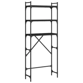 regal-nad-pralke-3-poziomowy-drewnopochodny-czarny-67x25x163-cm