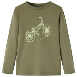 koszulka-dziecieca-rower-khaki-92-18-24m