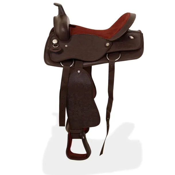 western-saddle-set-17-brown-rodzaj-westernowe