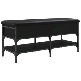 lawa-na-buty-z-poduszka-czarny-102x42x45-cm