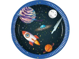 papierowe-talerzyki-urodzinowe-kosmos-na-urodziny-20cm-talerz-8-szt-rakieta