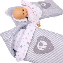 becik-dla-lalki-43-cm-bobo-z-kapturem-szare-paseczki-ze-sloniem