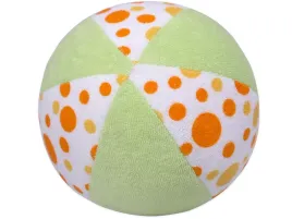 pileczka-niemowlaka-bobo-zielona-i-pomar-grochy