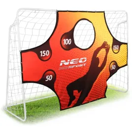 Zdjęcie produktu Bramka do piłki nożnej piłkarska duża Neo-Sport + mata celownicza 