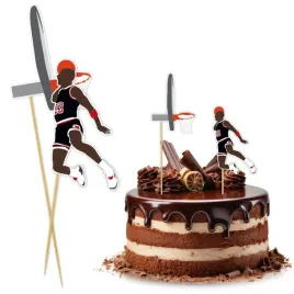 topper-papierowy-koszykowka-basketball-slam-dunk-22-cm-2-szt