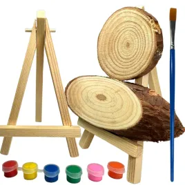 sztaluga-drewniana-zestaw-malarski-farby-dla-dzieci-plastry-drewna-diy