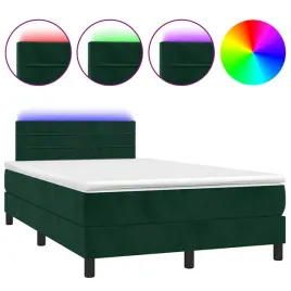 lozko-kontynentalne-z-led-120x200-ciemnozielone
