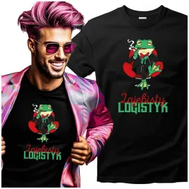 koszulki-meskie-dla-logistyka-zajebisty-logistyk-ze-smieszna-zaba-xxl