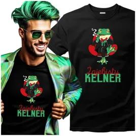 koszulka-meska-z-nadrukiem-zajebisty-kelner-ze-smieszna-zaba-s