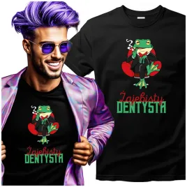 koszulki-meskie-dla-dentysty-zajebisty-dentysta-ze-smieszna-zaba-xxl