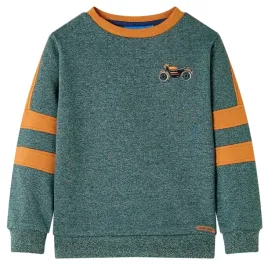 bluza-dziecieca-motocykl-92-ciemnozielona