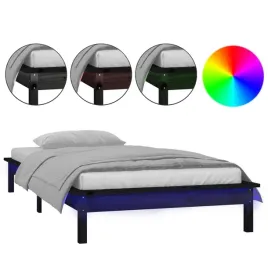 rama-lozka-led-202x865x26-cm-lite-drewno-sosnowe-czarny