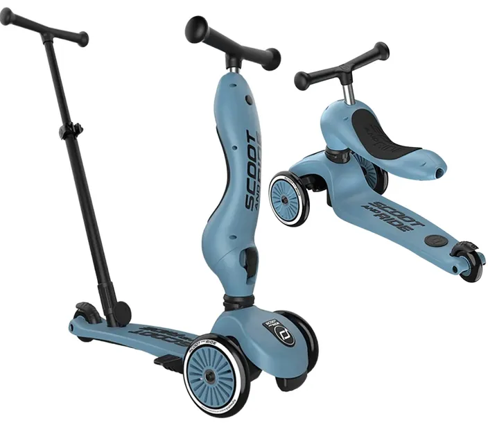 SCOOT AND RIDE HIGHWAYKICK HK1 PUSH AND GO HULAJNOGA JEŹDZIK 2W1 Z PCHACZEM